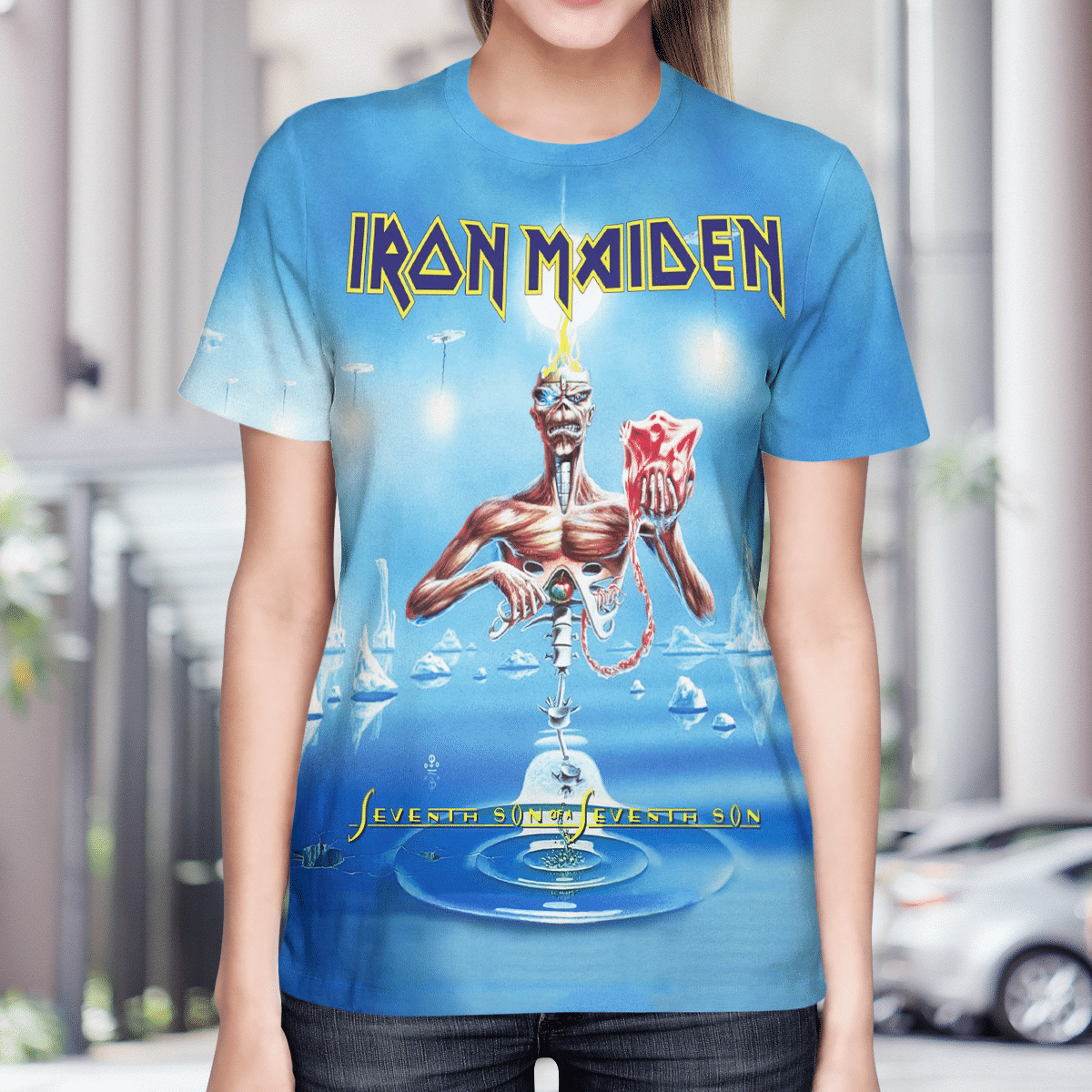 Iron Maiden Earth Wind and Fire 3d shirt 4.3
