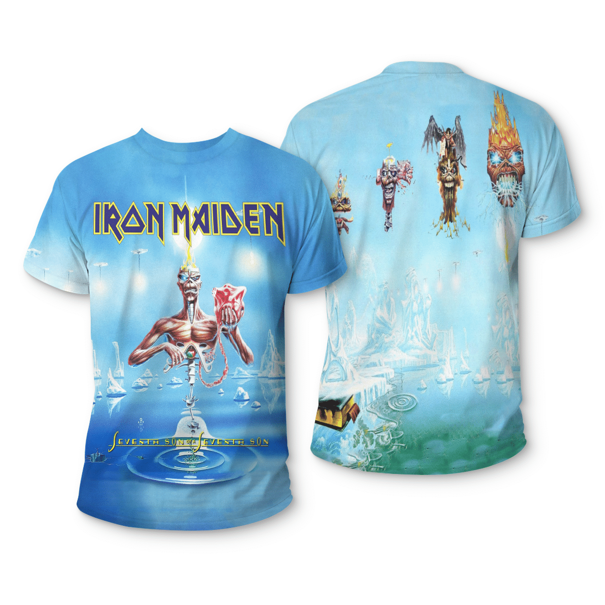 Iron Maiden Earth Wind and Fire 3d shirt 4