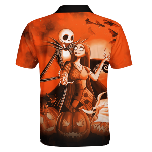 Jack Skelington and Sally pumpkin Halloween night 3d shirt, hoodie 7