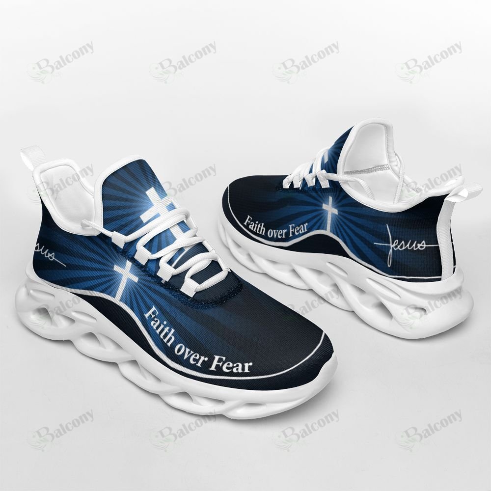 Jesus Faith Over Fear Max Soul Clunky Shoes – LIMITED EDITION