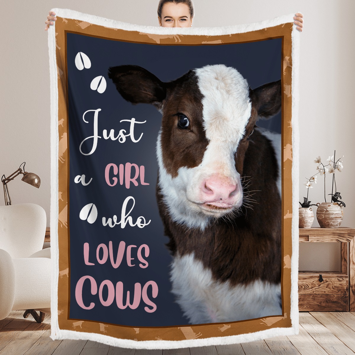 Just a girl who loves cows blanket – Saleoff 070921