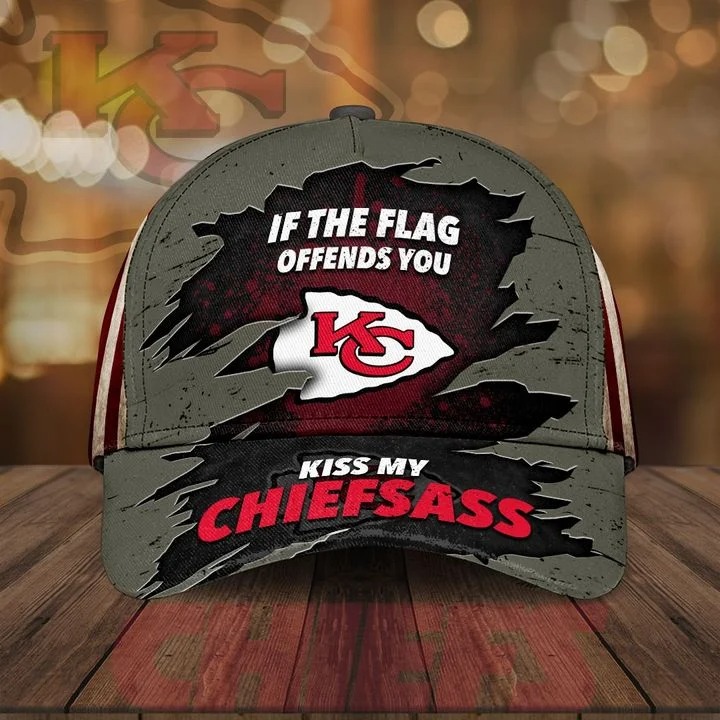 Kansas Chief City If The Flag Offends You Kiss My Chiefsass Cap