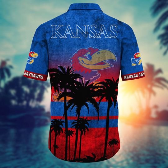Kansas Jayhawks Summer Hawaiian Shirt, short2