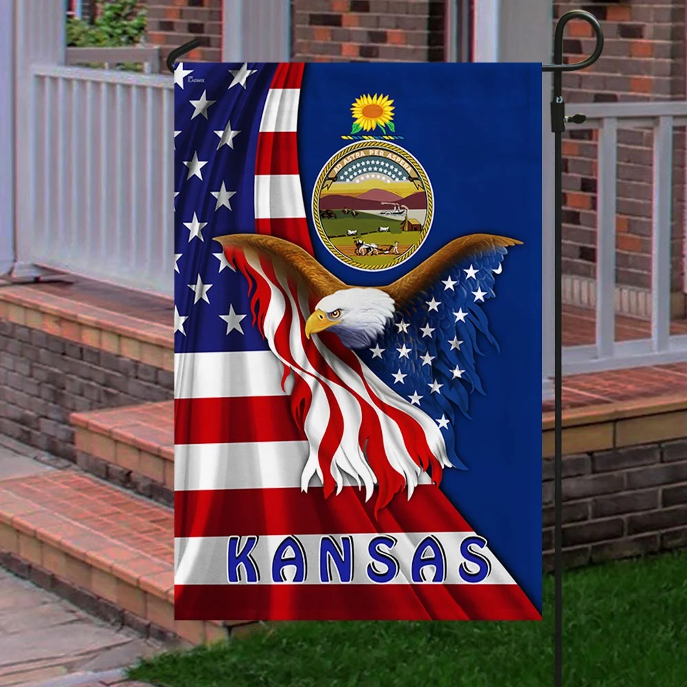 Kansas eagle flag - Picture 3