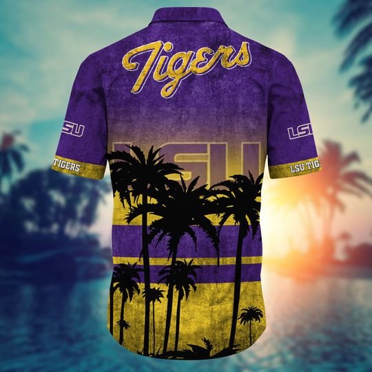 LSU Tigers Summer Hawaiian Shirt, short1
