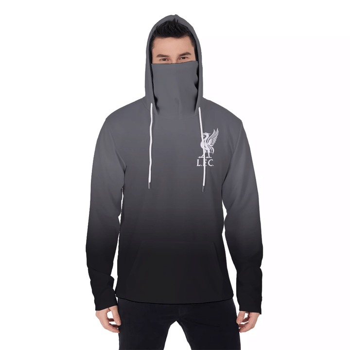 Liverpool FC gradient masked hoodie - grey