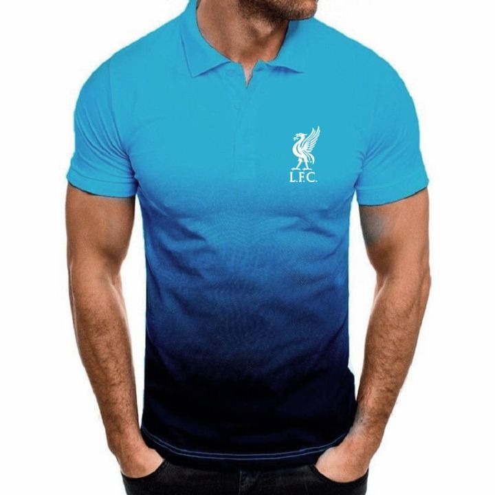 Liverpool FC gradient polo shirt - blue