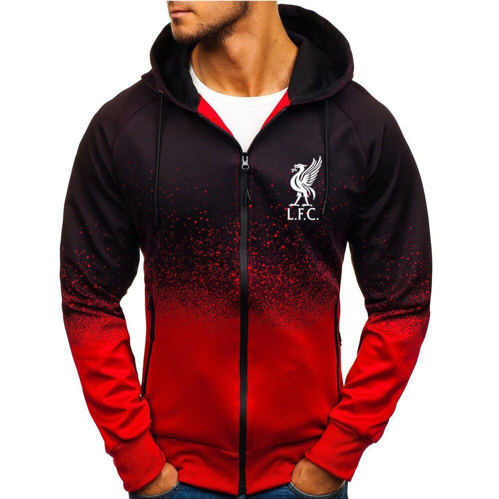 Liverpool FC gradient zip hoodie