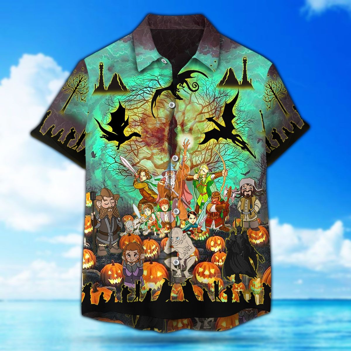 [HOT TREND] Lord Of The Ring in Halloween Hawaiian Shirt – Hothot 060921