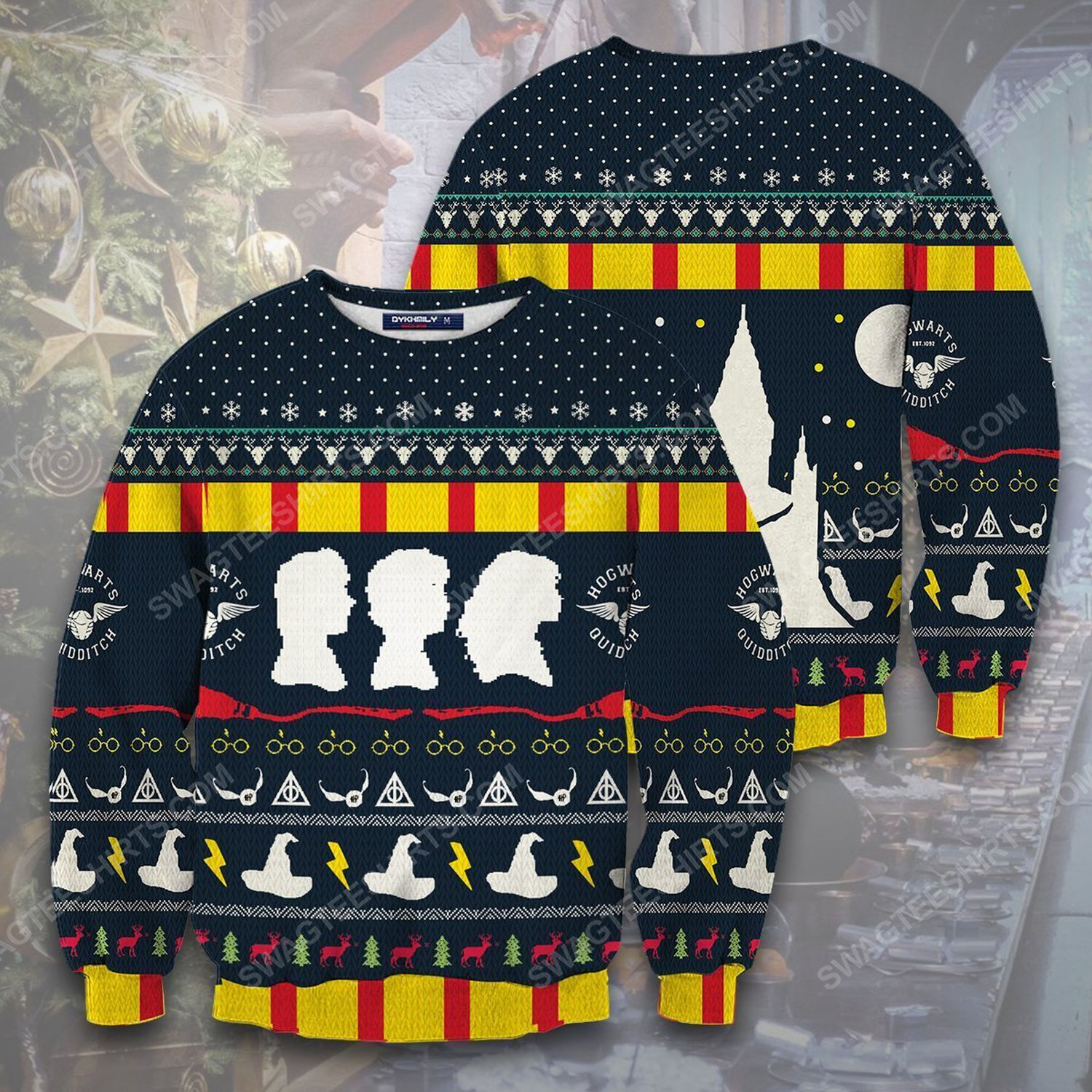 [special edition] Magical harry potter full print ugly christmas sweater – maria