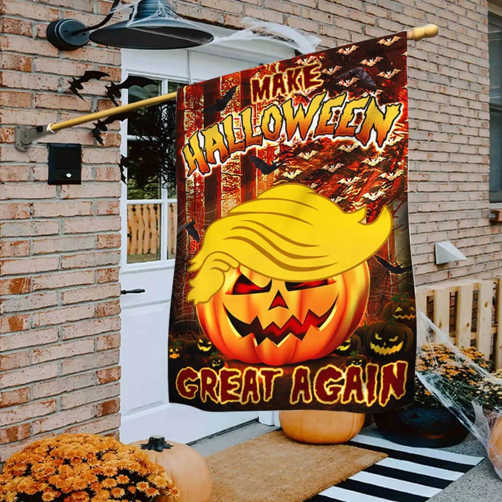 Make halloween great again Trump flag - Picture 2
