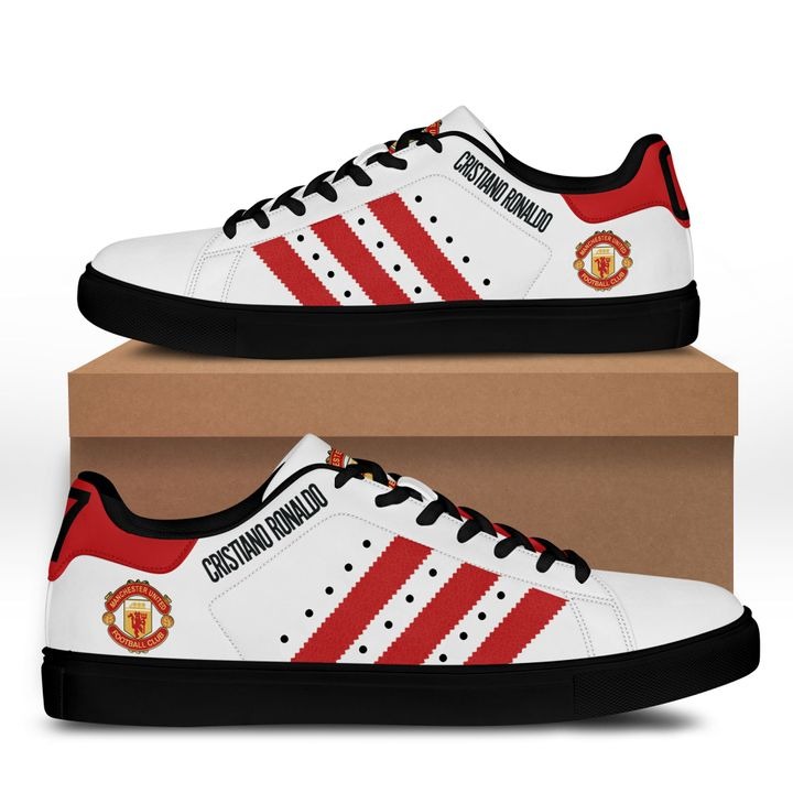 Manchester United Cristiano Ronaldo White Stan Smith Shoes – Hothot 080921