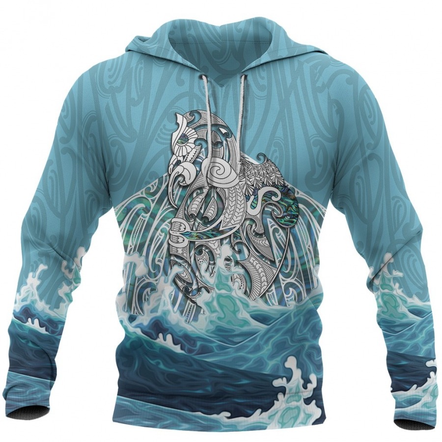 Maori Mania The Blue Sea 3D Hoodie – Hothot 090921