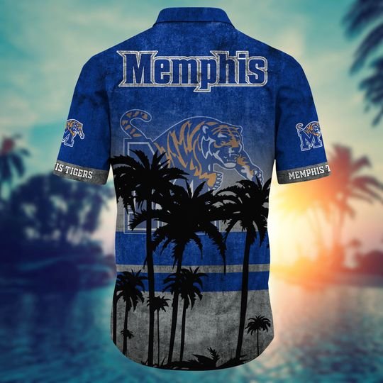 Memphis Tigers Summer Hawaiian Shirt, short1