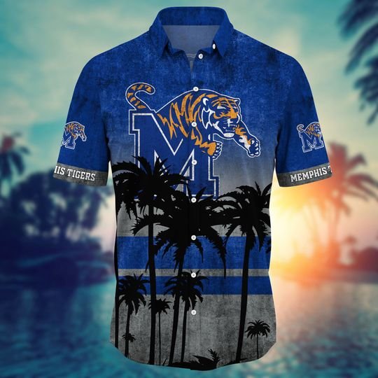 Memphis Tigers Summer Hawaiian Shirt, short2