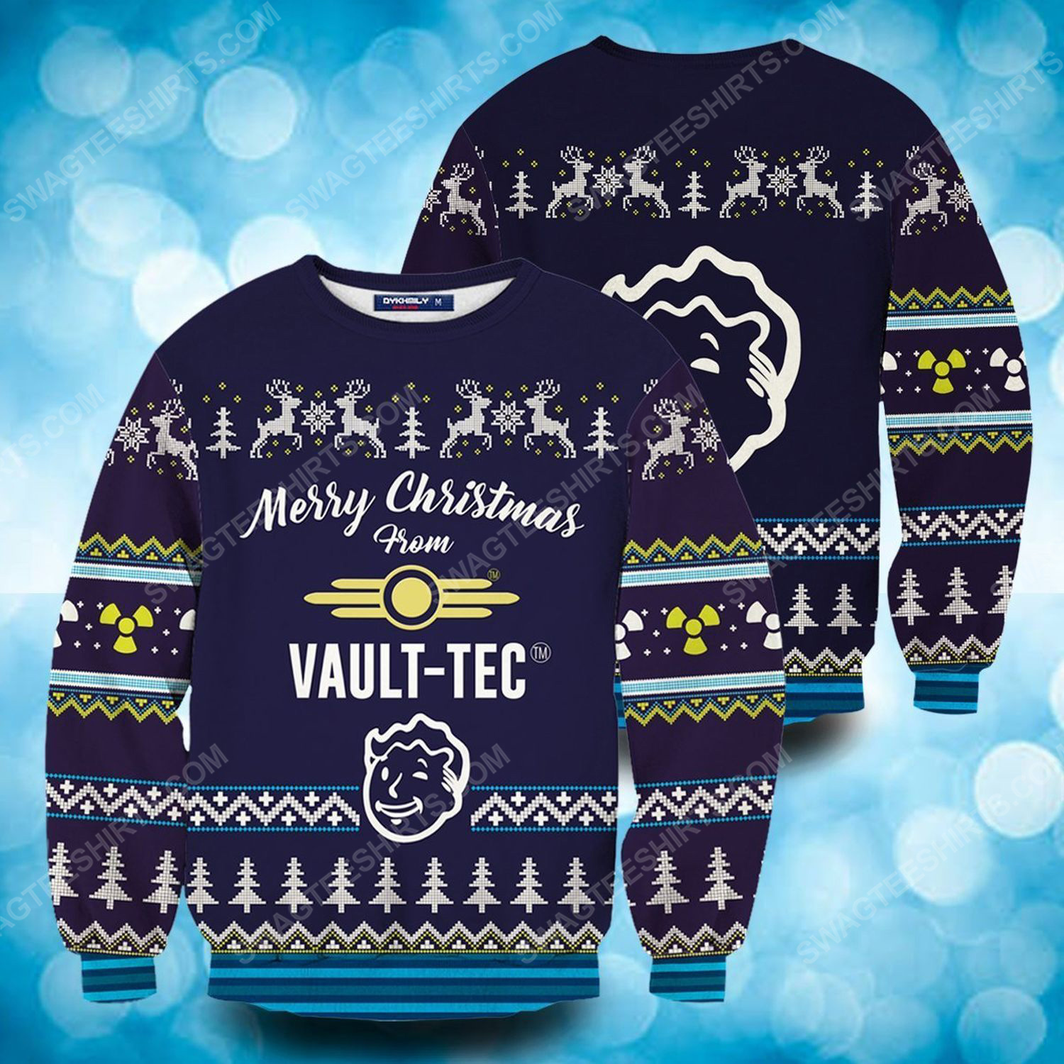[special edition] Merry christmas from vault tec dweller boy ugly christmas sweater – maria