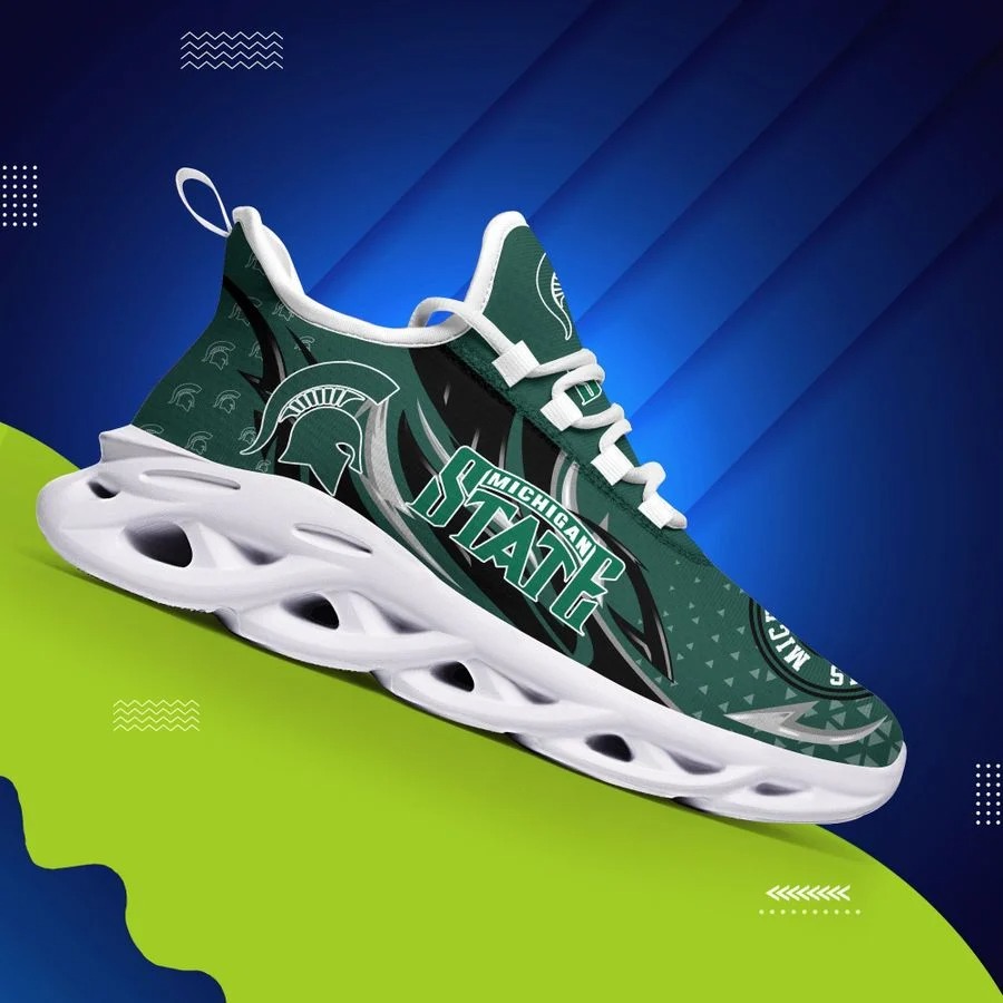 Michigan State Spartans Clunky Max Soul Shoes2