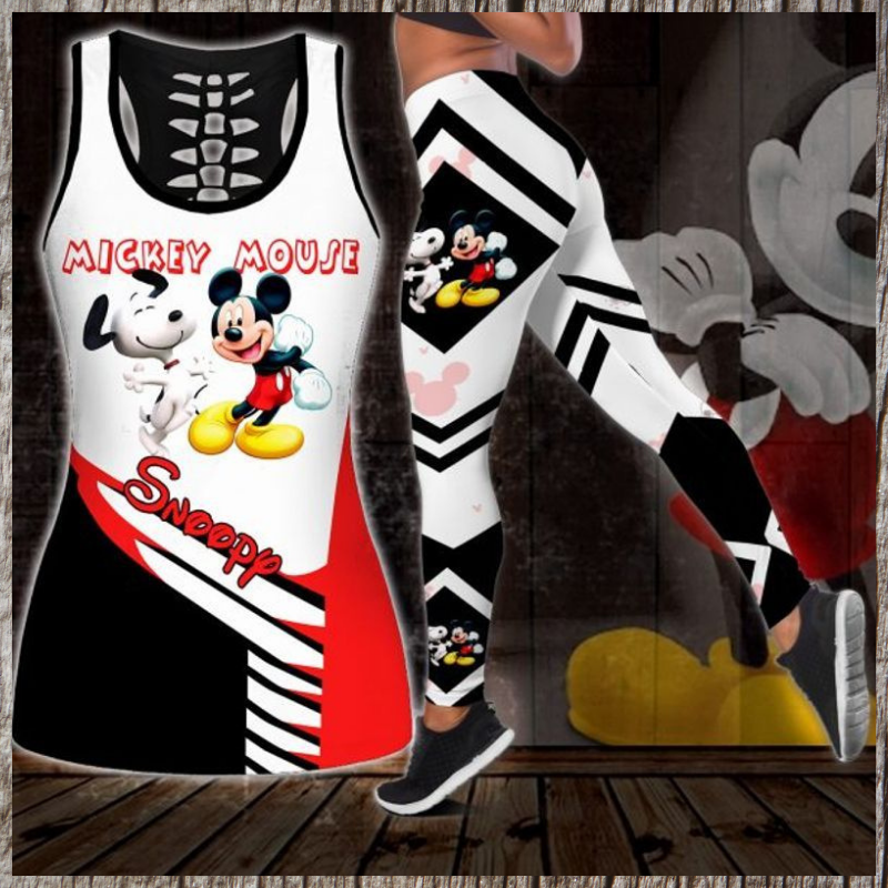 Mickey Mouse Snoopy legging and tank top – LIMITED EDITION