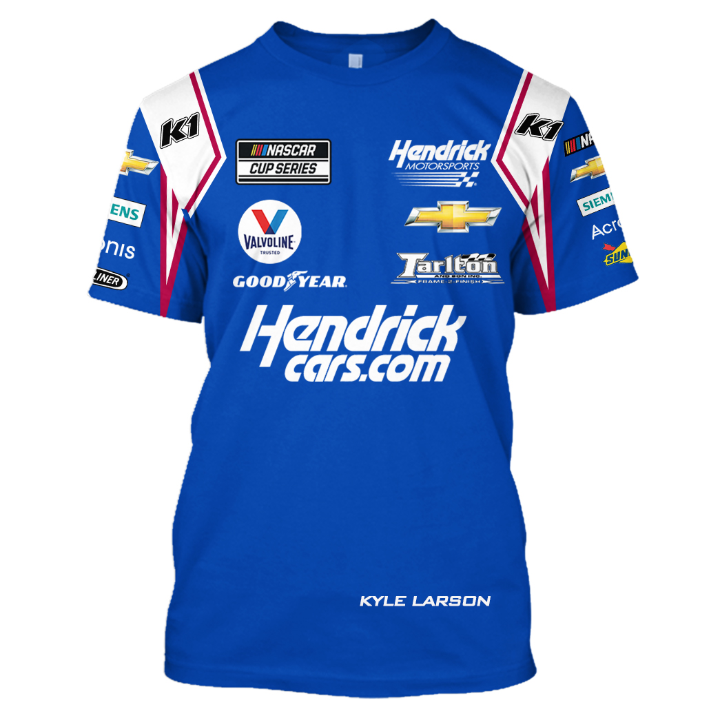 NASCAR Cup Series Hendrick car F1 team 3d t-shirt