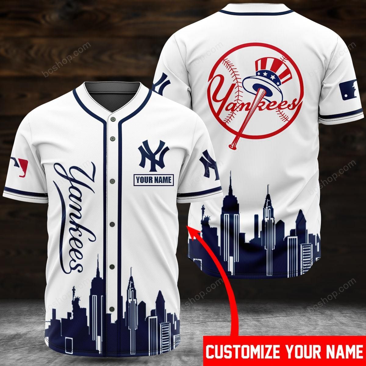 NYC Yankees custom name baseball jersey – LIMITED EDITION