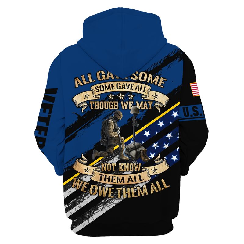 Navy veteran honor the fallen 3D all over print unisex shirt1