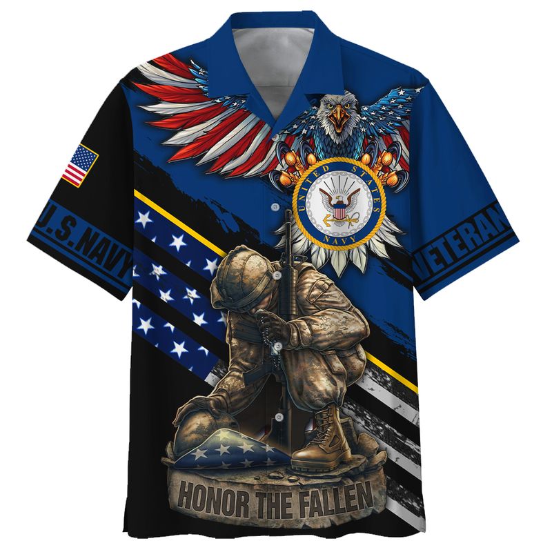 Navy veteran honor the fallen 3D all over print unisex shirt3
