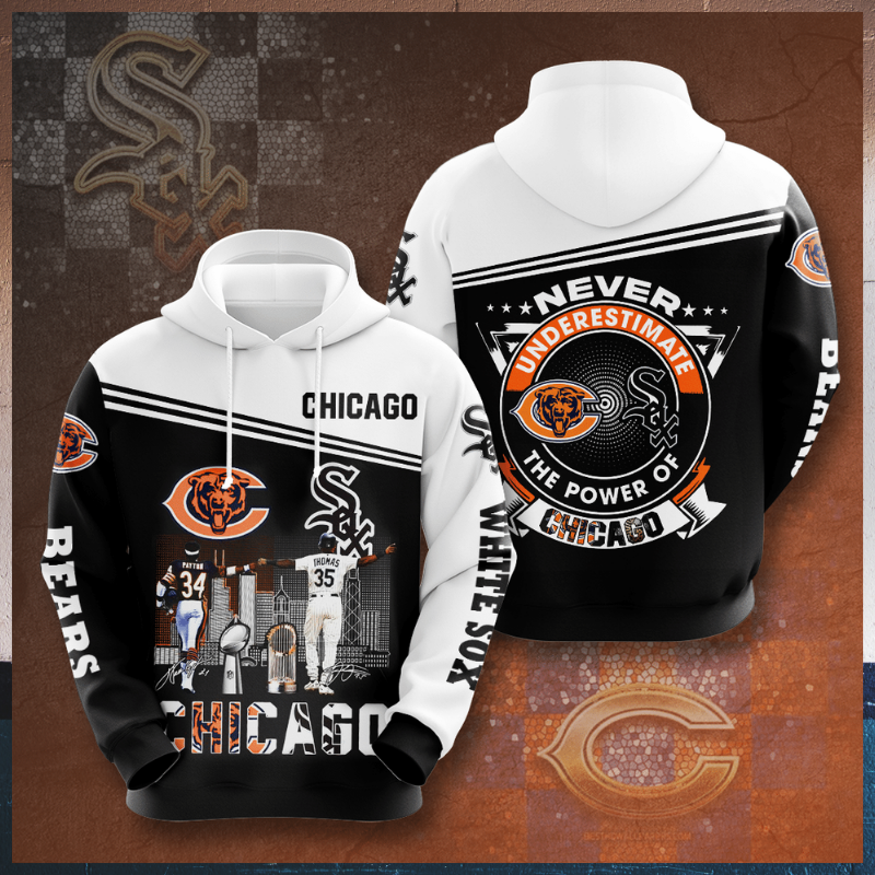 Never underestimate the power of Chicago 3d hoodie 1