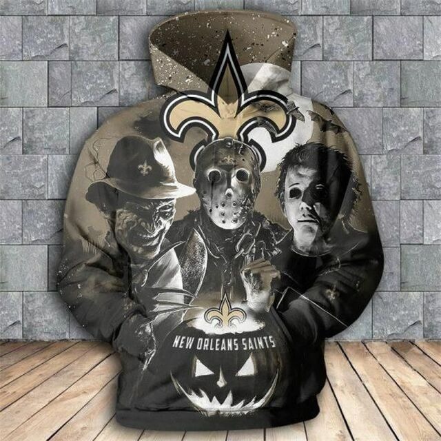 [Hot Trend] New Orleans Saints Halloween Horror Night 3D Pullover Hoodie – Hothot 050921