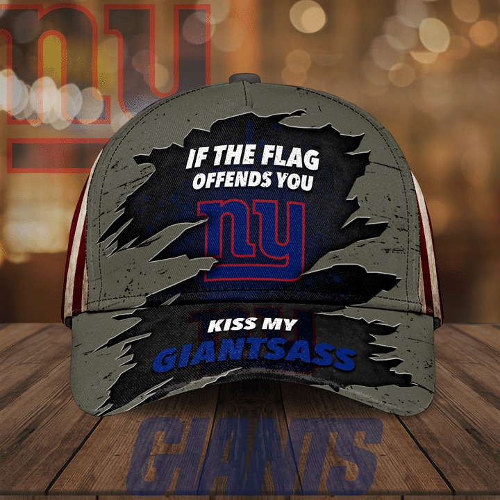 New York Gaints If The Flag Offends You Kiss My Giantsass Cap – BBS
