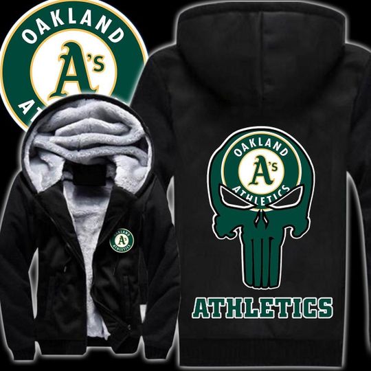 Oakland athletics 3d all over print hoodie1