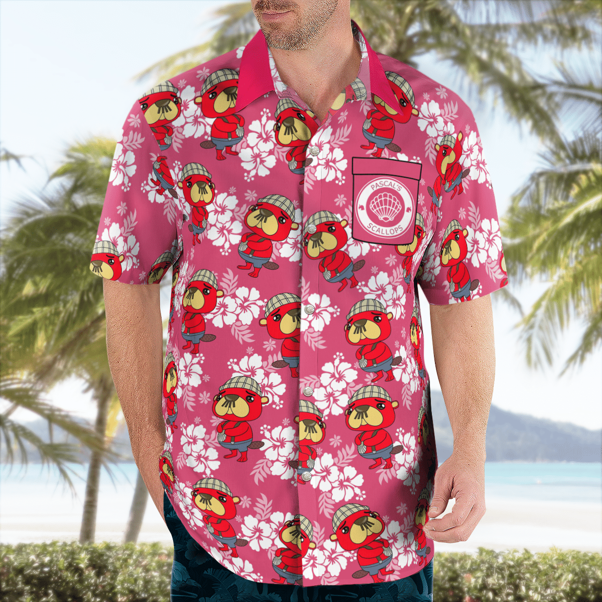 Pascal Scallop Hawaiian shirt2