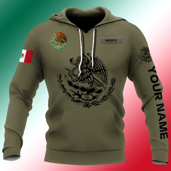 Personalized Mexican Mexico 3D All Over Printed Unisex Hoodie 1