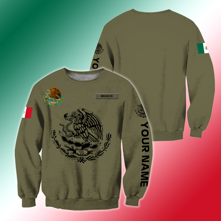 Personalized Mexican Mexico 3D All Over Printed Unisex Hoodie 6