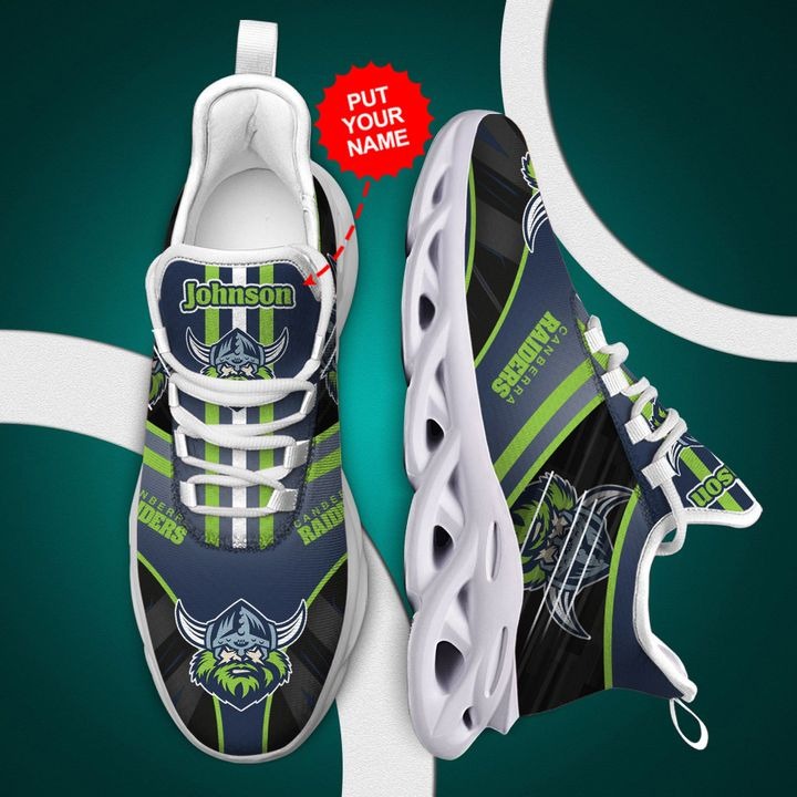 Personalized Name Canberra Raider NRL Clunky Max Soul Sneaker1