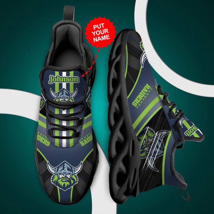 Personalized Name Canberra Raider NRL Clunky Max Soul Sneaker3