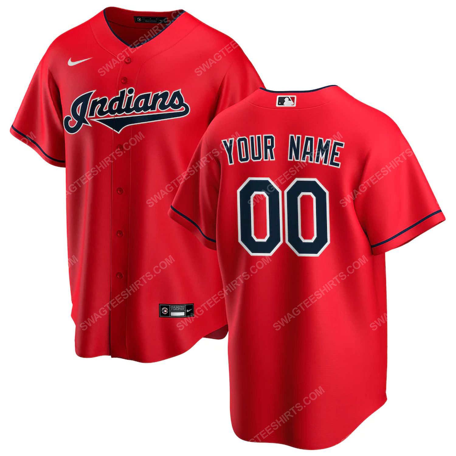 [special edition] Personalized mlb cleveland indians baseball jersey – maria