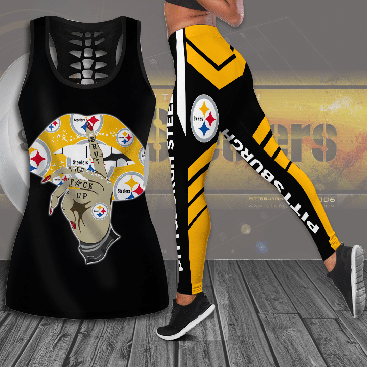Pittsburch Steelers hollow Tank And Leggings – LIMITED EDITION