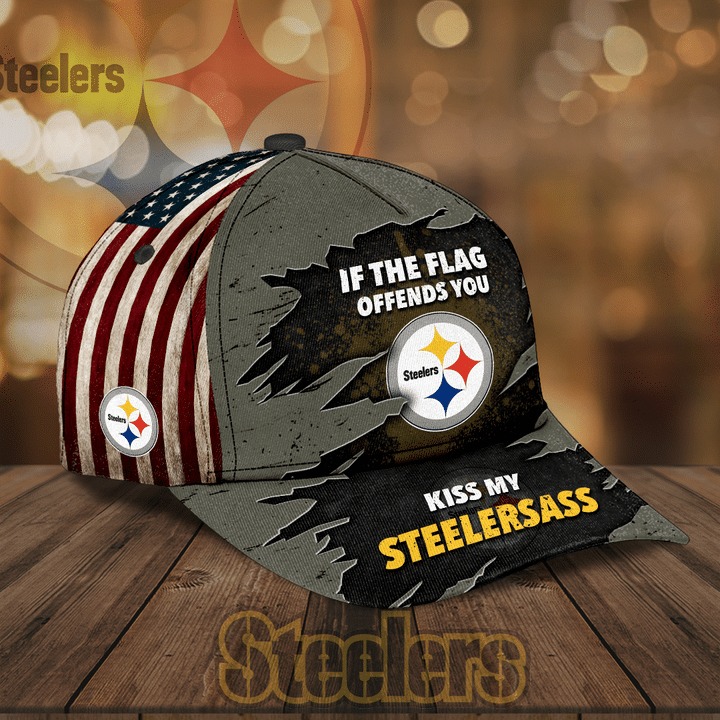 Pittsburgh Steelers If The Flag Offends You Kiss My Steelersass Cap1