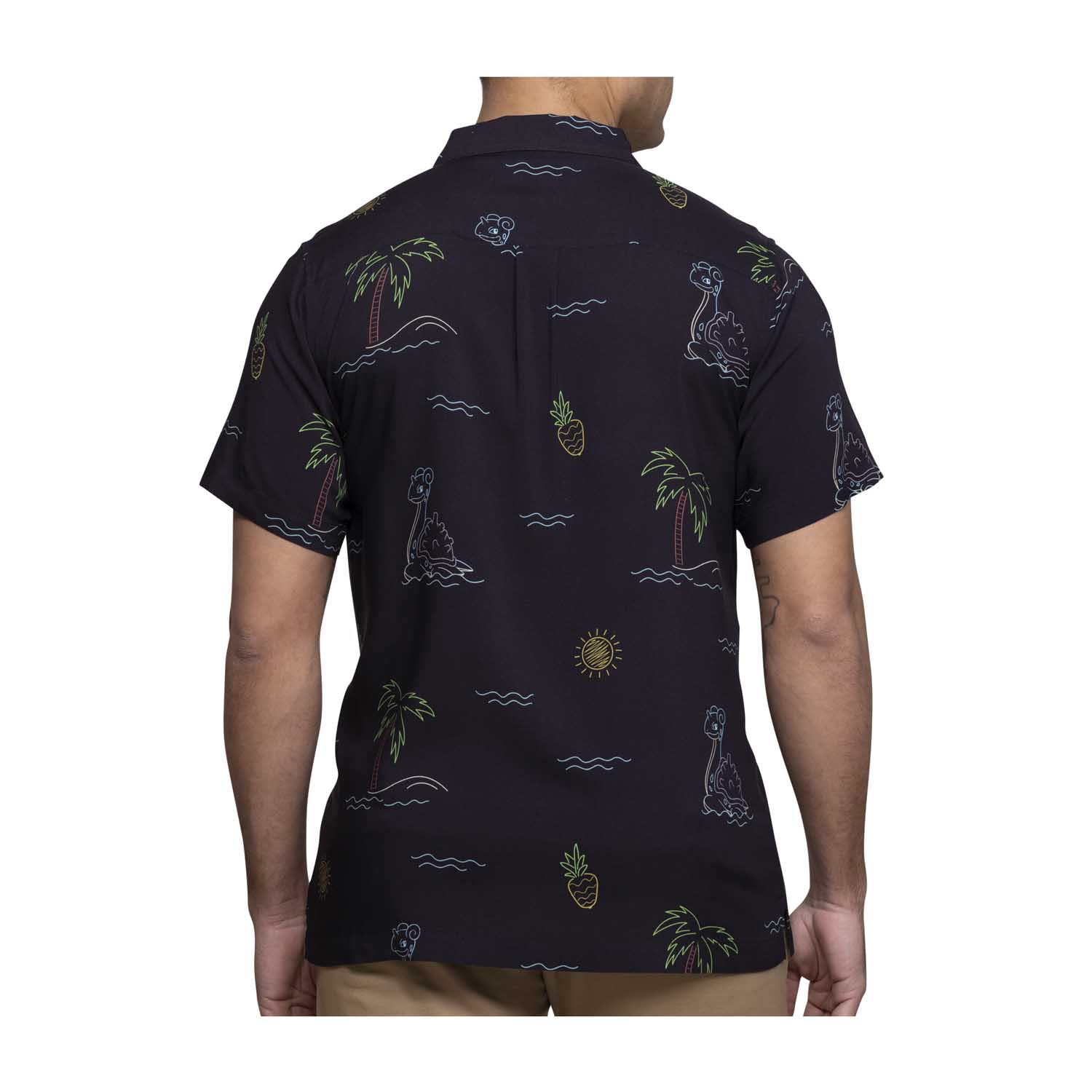 Pokémon Tropical Lapras Neon hawaiian shirt1