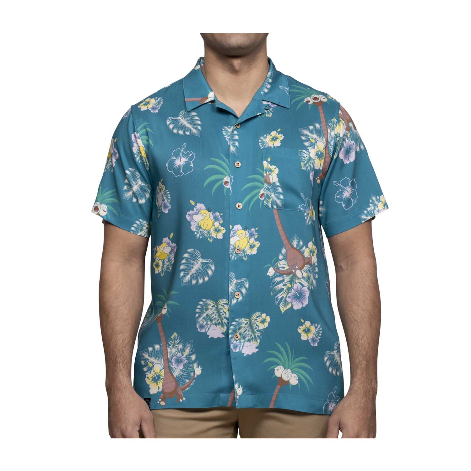 Pokémon tropical alolan exeggutor & friends hawaiian shirt