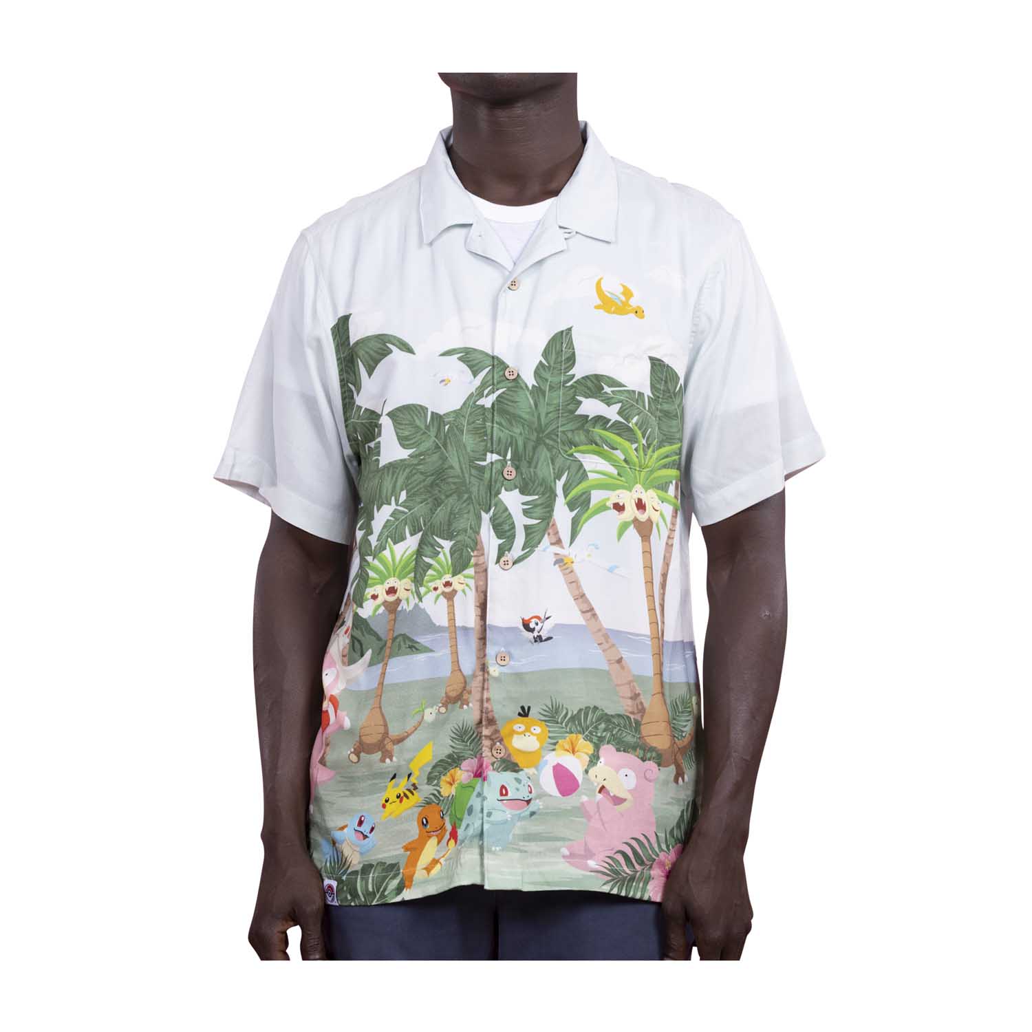Pokémon tropical party hawaiian shirt