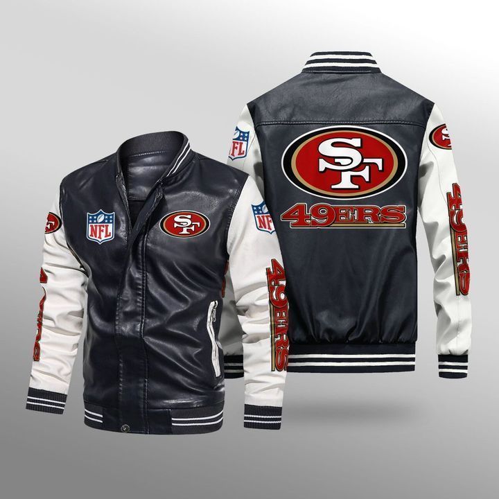 San Francisco 49ers Leather Bomber Jacket – LIMITED EDITION