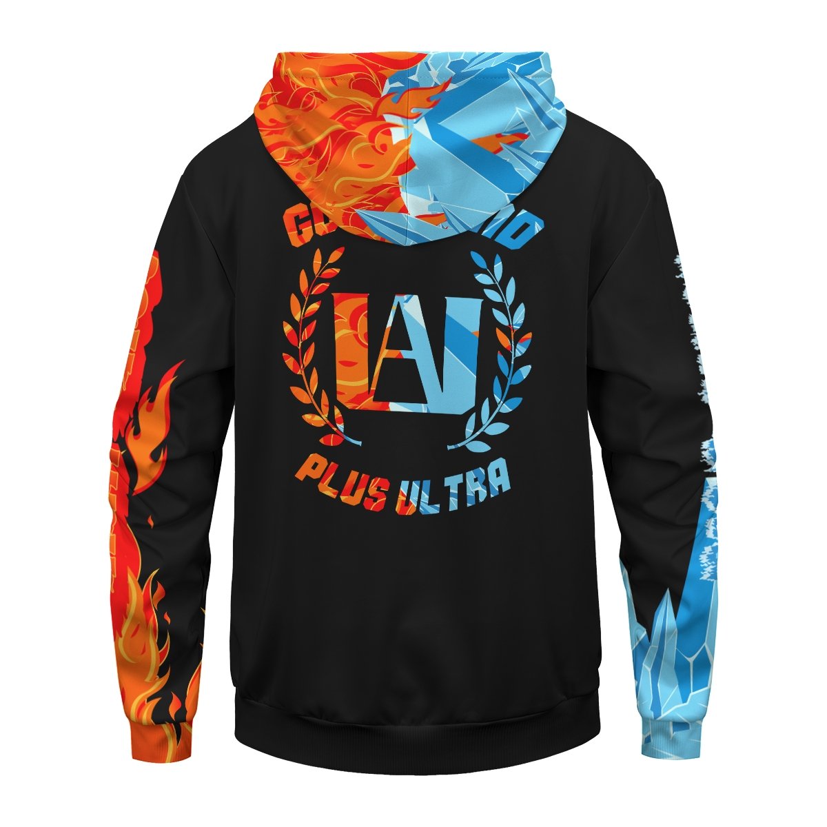 Shoto Fire Ice 3d pullover hoodie - Picture 2