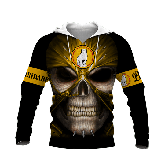 Skull Bundaberg brewed drinks 3d all over print hoodie1