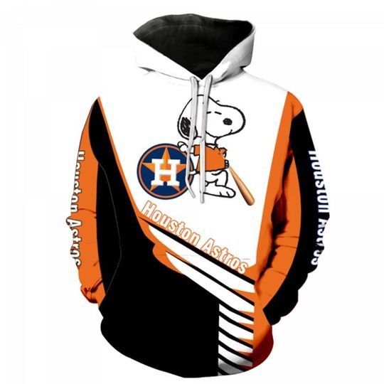 Snoopy Houston astros 3d all over print hoodie3