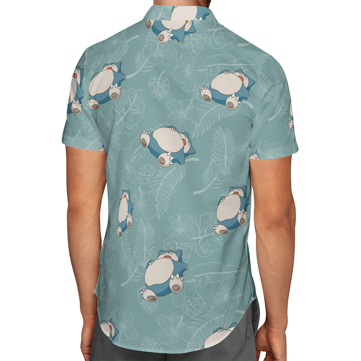 Snorlax hawaiian shirt and short 3.1