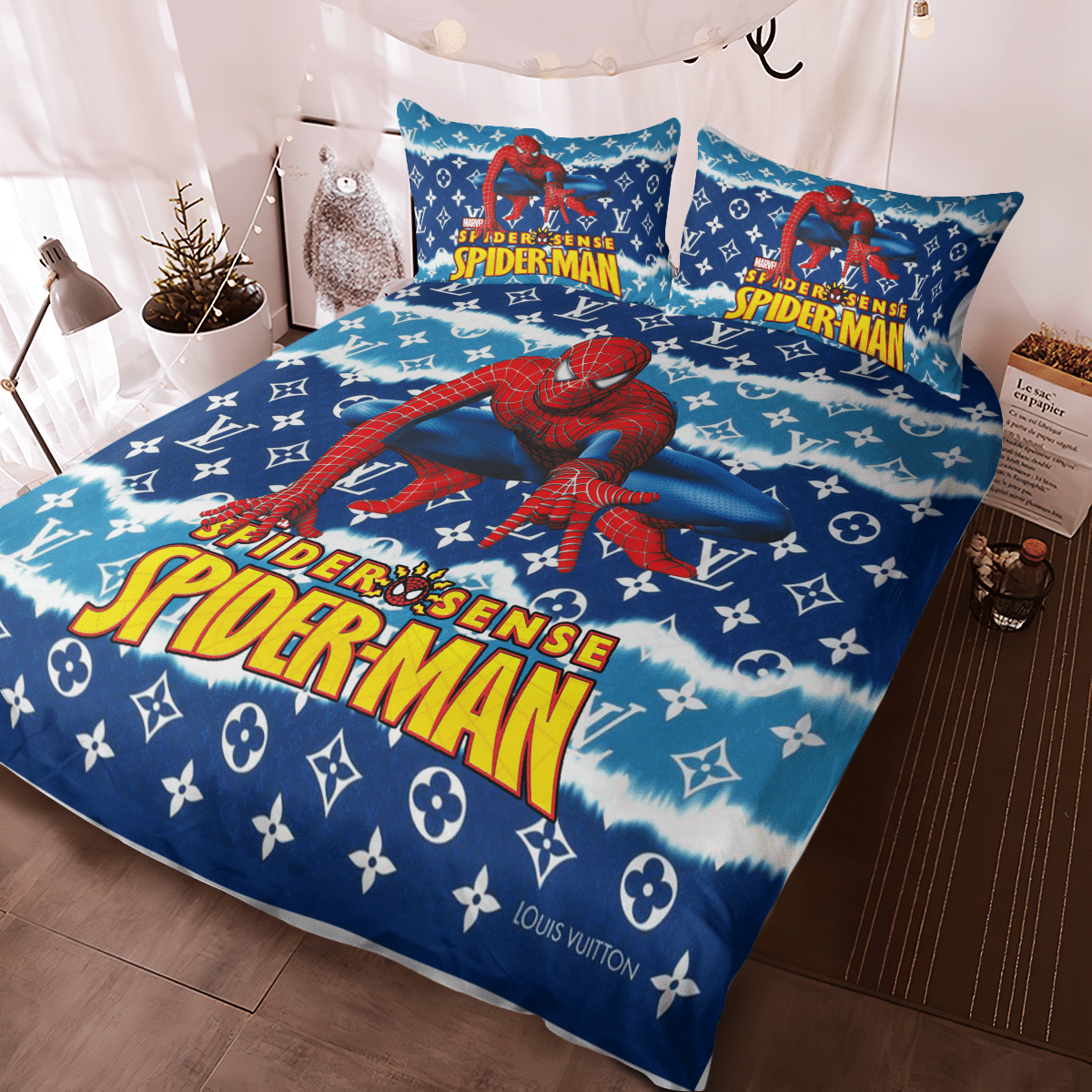 Spider Man Louis Vuitton bedding set 2