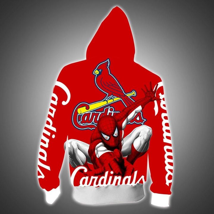 Spider man St. Louis cardinals hoodie 1