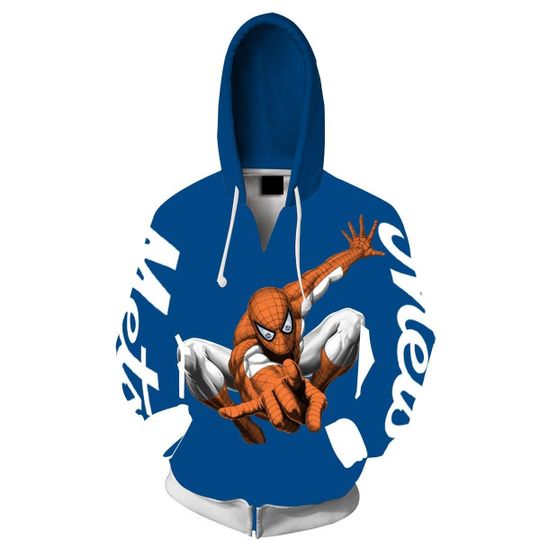 Spiderman New york mets 3d all over print hoodie2