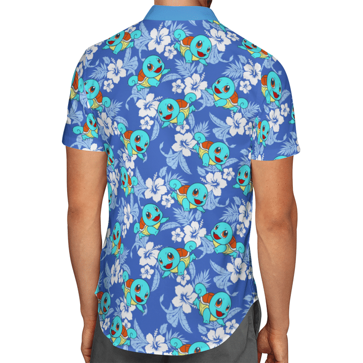 Squirtle tropical hawaiian shirt6